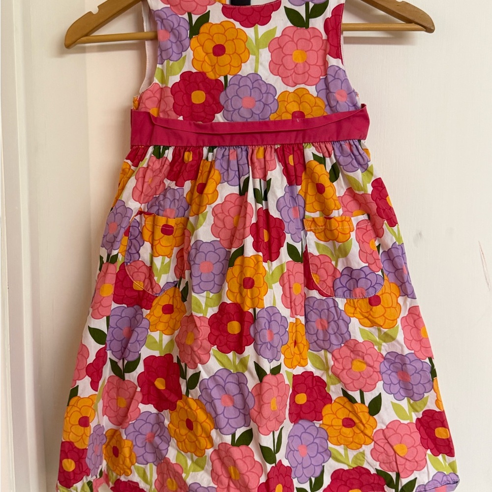 Gymboree Floral Dress - Pink, Orange, Purple